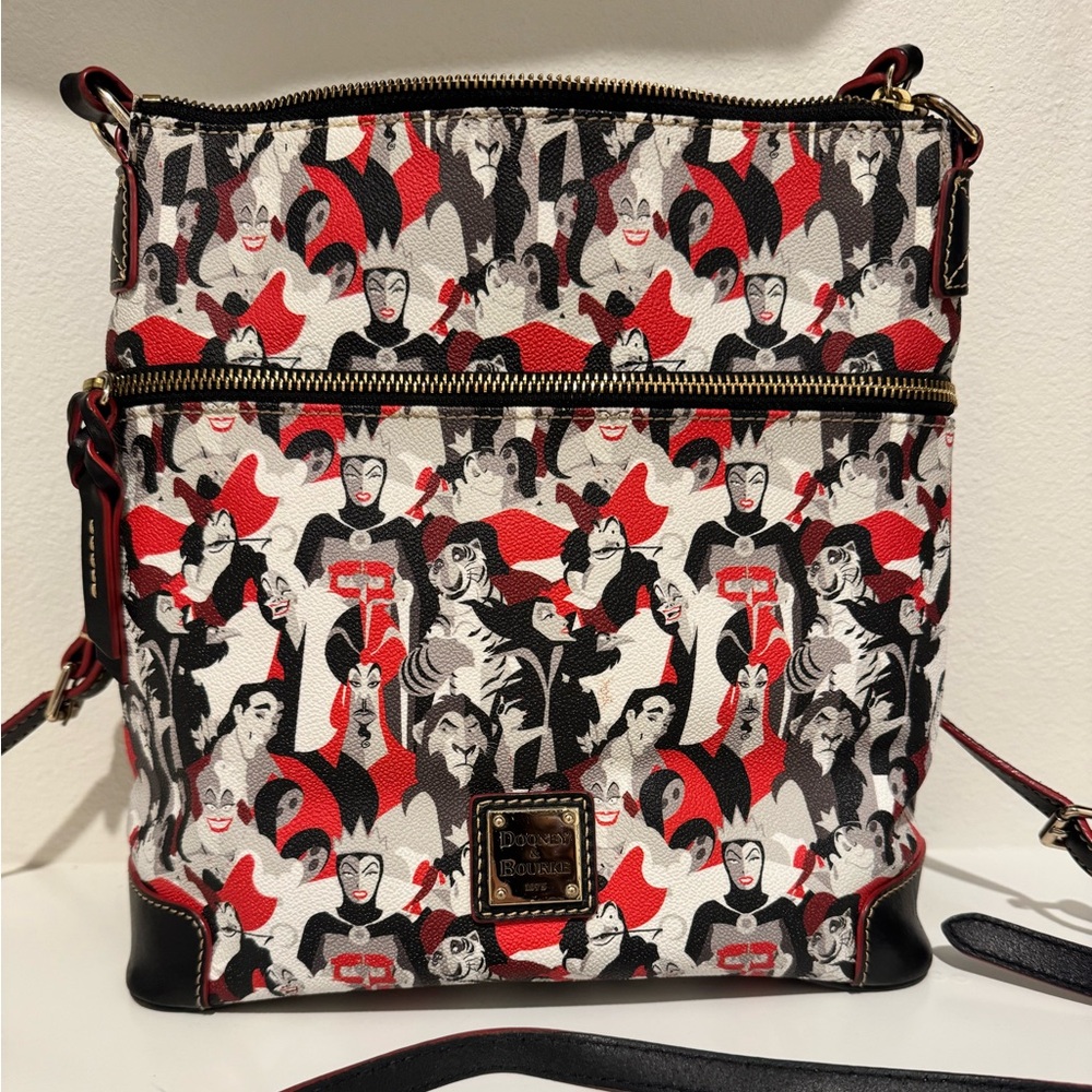 Dooney & Bourke Disney Villains Crossbody Bag - Red, Black, White